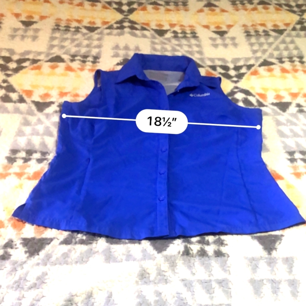 Columbia Omni shade sleeveless top Size Large. F13